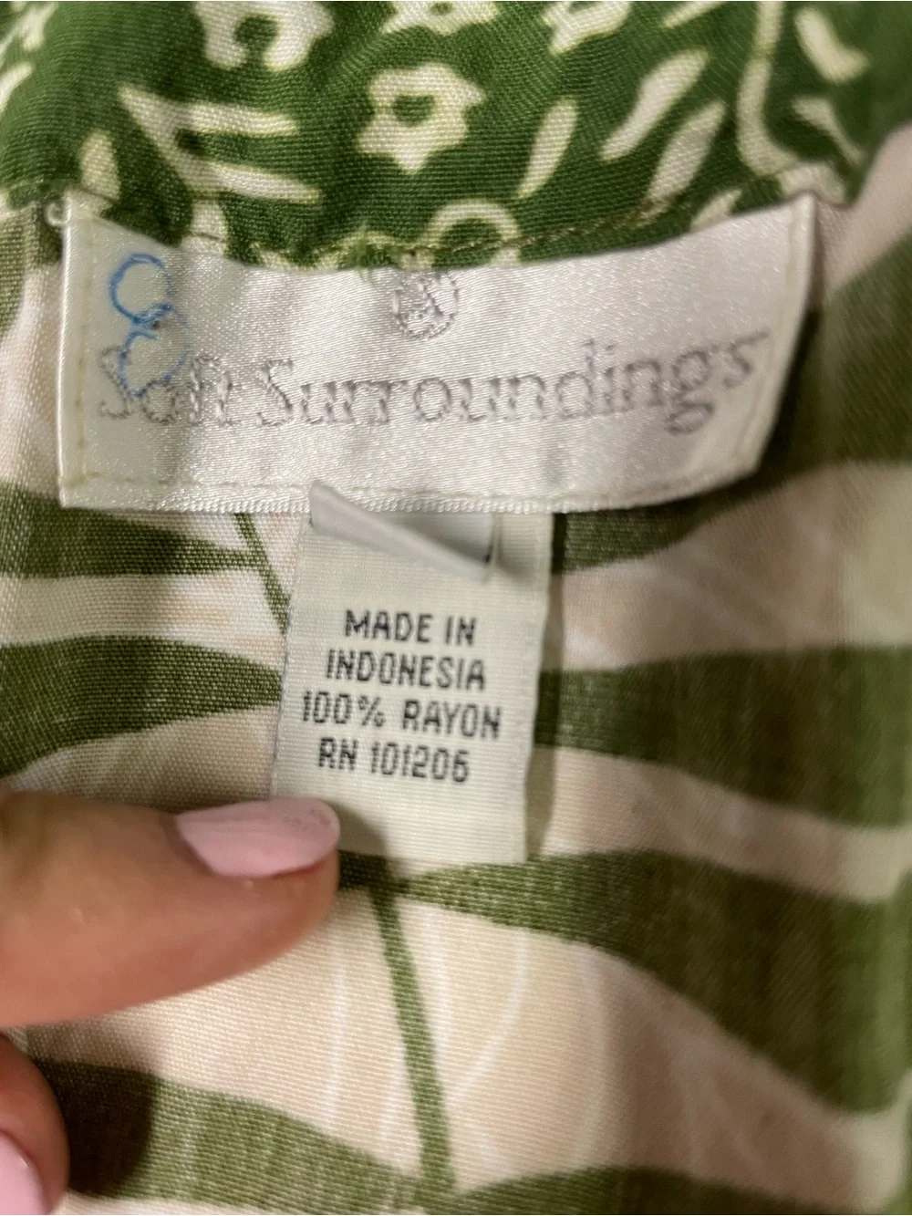 Soft Surroundings Floral Tropical Maxie Dress 100% Rayon With Pockets Bohemian